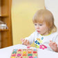 Wooden Alphabet Puzzle Board, Educational Learning Toy for Toddlers, ABC Letters with Bright Colors