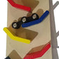 Shopfleet Wooden Slippery Car-Wooden Mini Car Speed Racing Toy-Zig-Zag Drop Game
